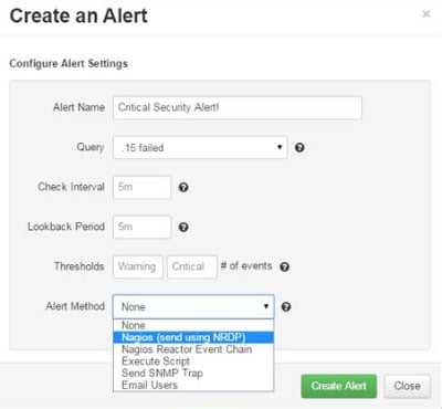 nagios Configurable alerts based on thresholds
