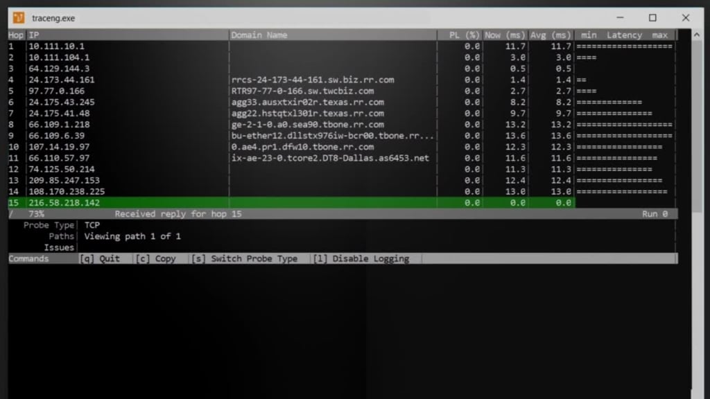 tracerouteng